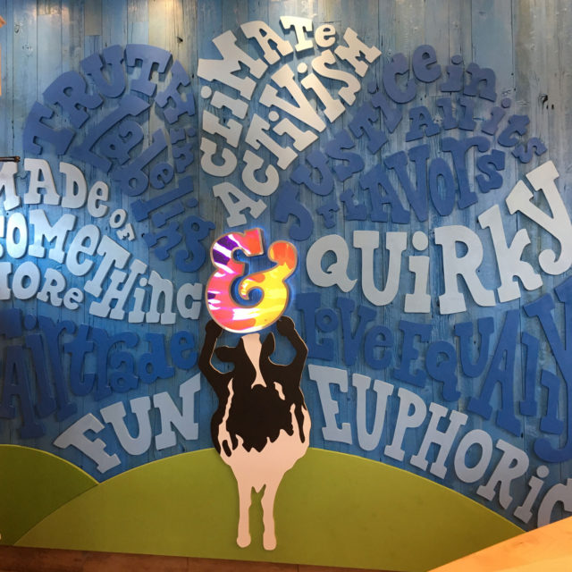 Ben and Jerry's wall art