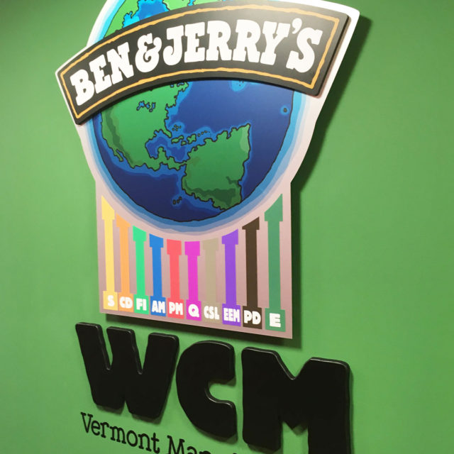 Ben & Jerry's Tour Raised Wall