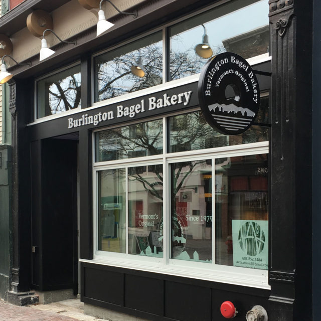 Burlington Bagel Bakery Facade and Blade