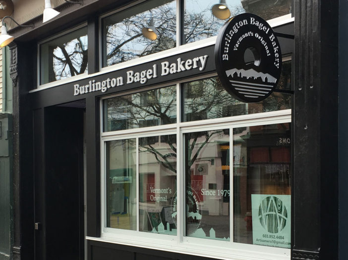 Burlington Bagel Bakery Facade and Blade