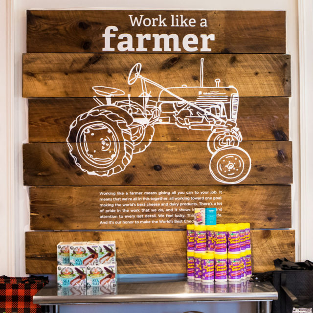 Cabot Barnboard Wall Graphic Display