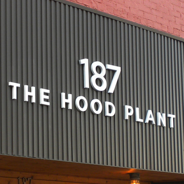 The Hood Plant Dimensional Lettering