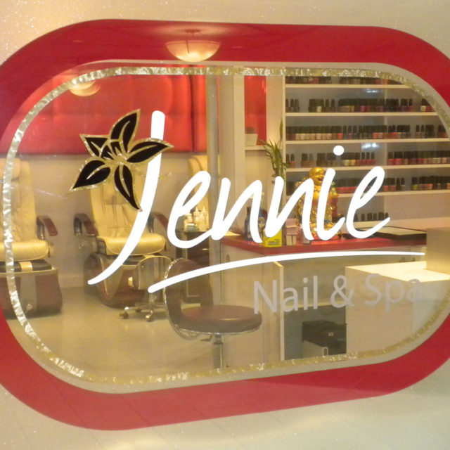 Jennie Nail Salon Window