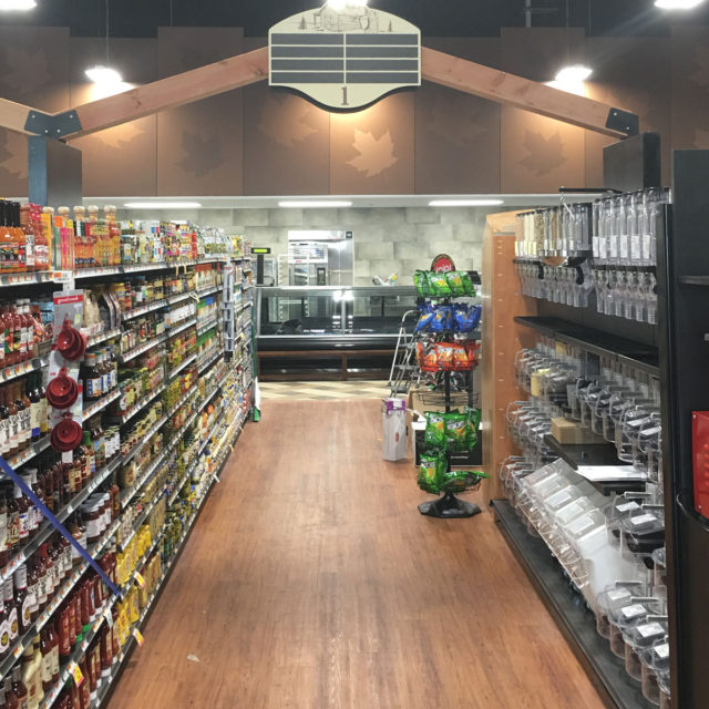 Jericho Market Aisle Signs Wall