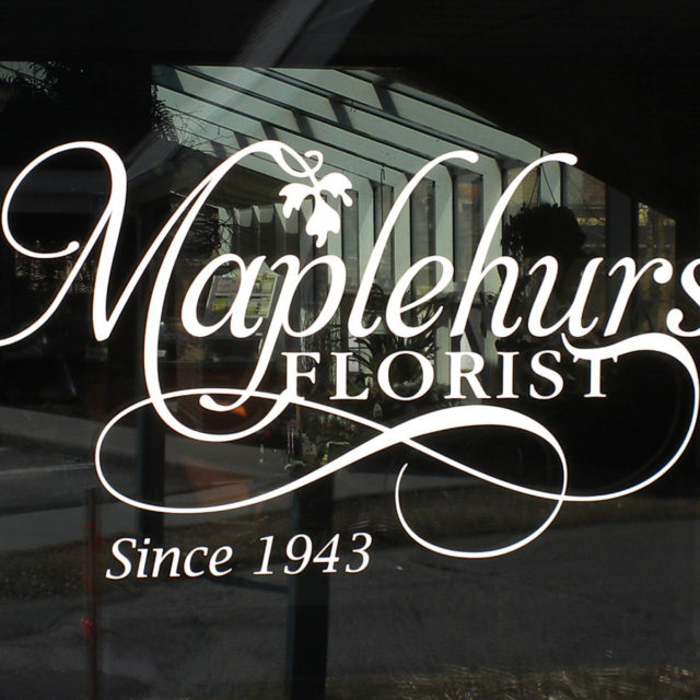 Maplehurst Florist Window