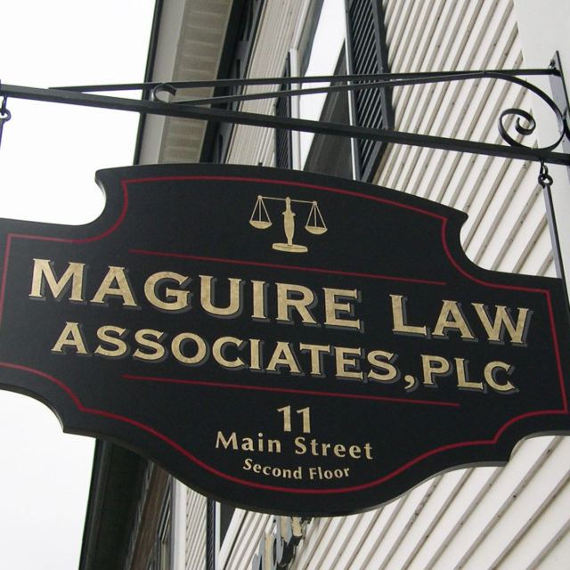 Maguire Law Hanging