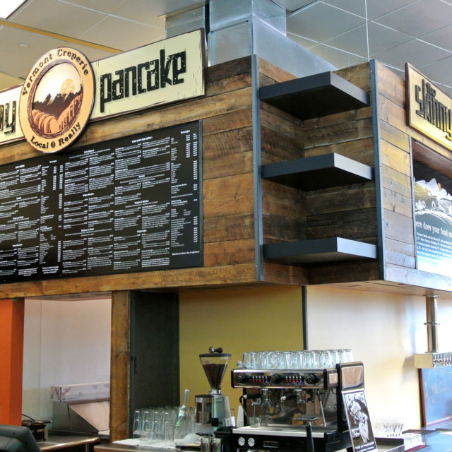 The Skinny Pancake Custom Menu Board Display