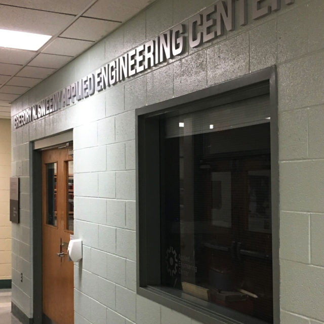 St Johnsbury Academy Dimensional Lettering